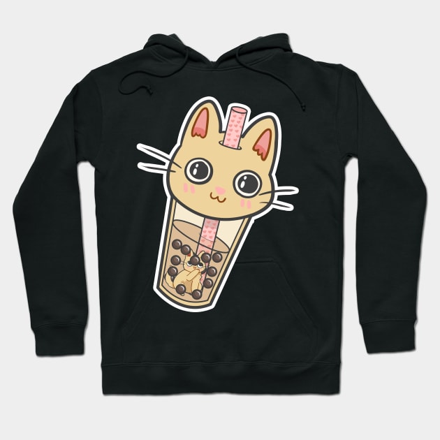 BobaCat Hoodie by X-TrashPanda